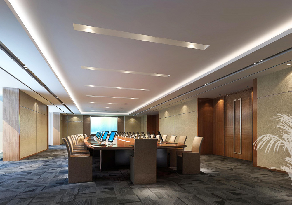 90平米現(xiàn)代風(fēng)格會議室裝修設(shè)計效果圖賞析